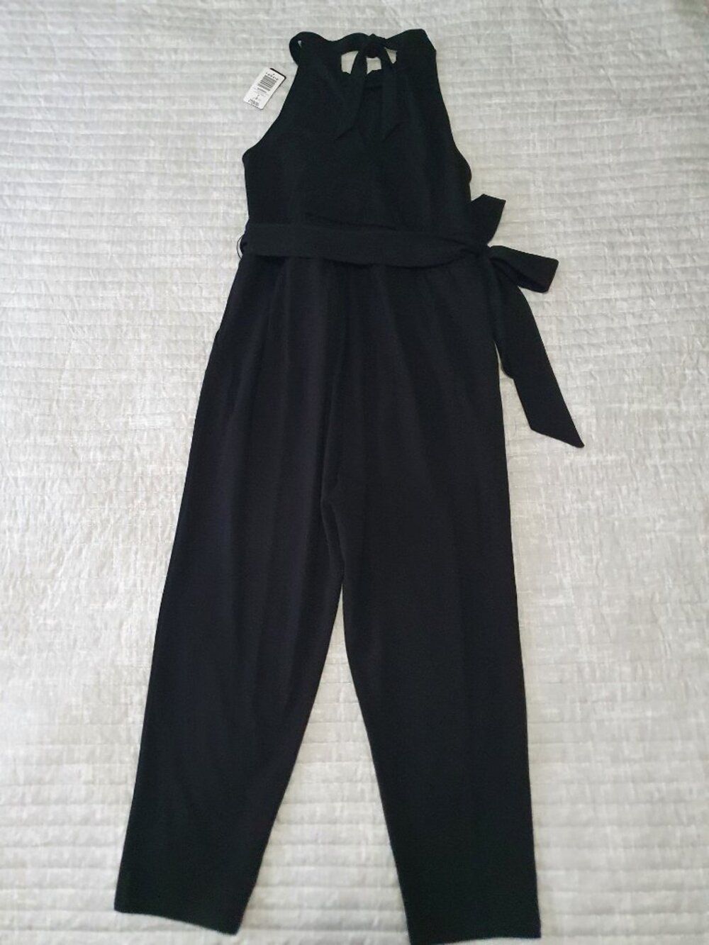 NWT Torrid Black Studio Luxe Ponte Jumpsuit - Size 0 (L/12) - Picture 5 of 7